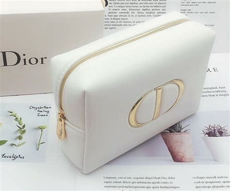 dior beauty bag white|dior beauty gift with purchase.